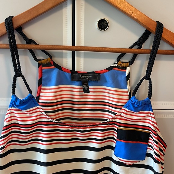 Jessica Simpson stripped silky tank top - Picture 3 of 8